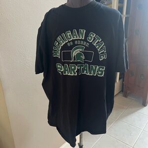 Michigan State Spartans Black T-Shirt size 2XL